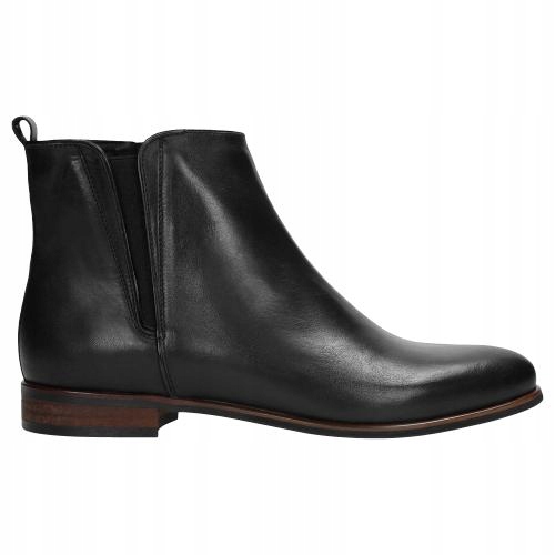 

Buty Wojas Botki damskie skóra czarne r. 39