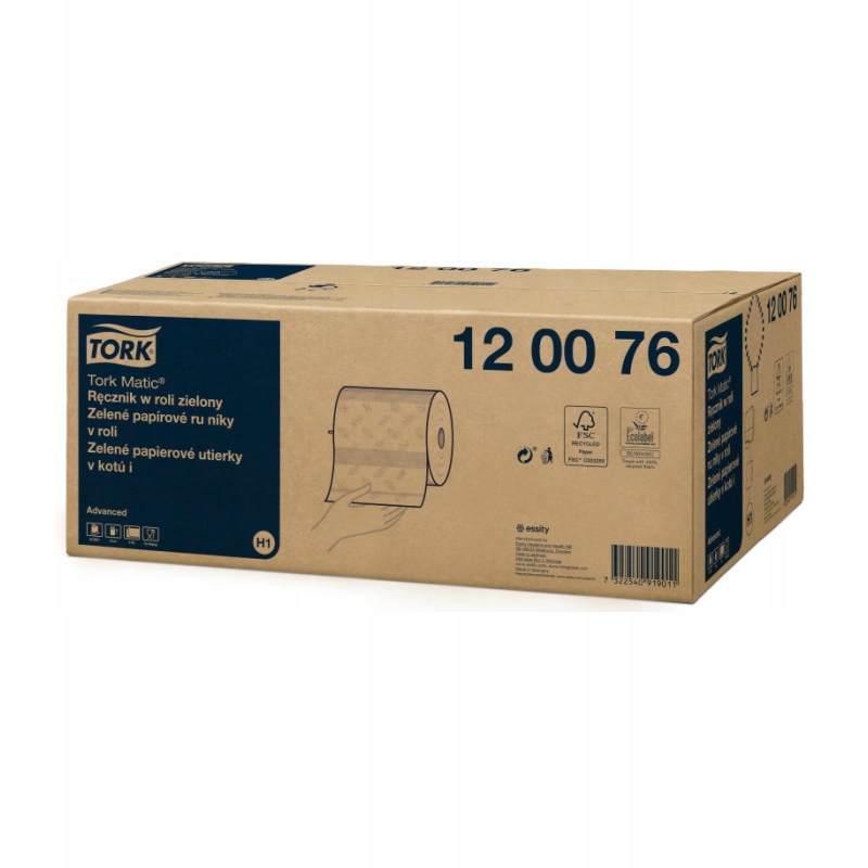 Ręcznik w roli Tork Matic 120076 zielony Kod producenta 120076