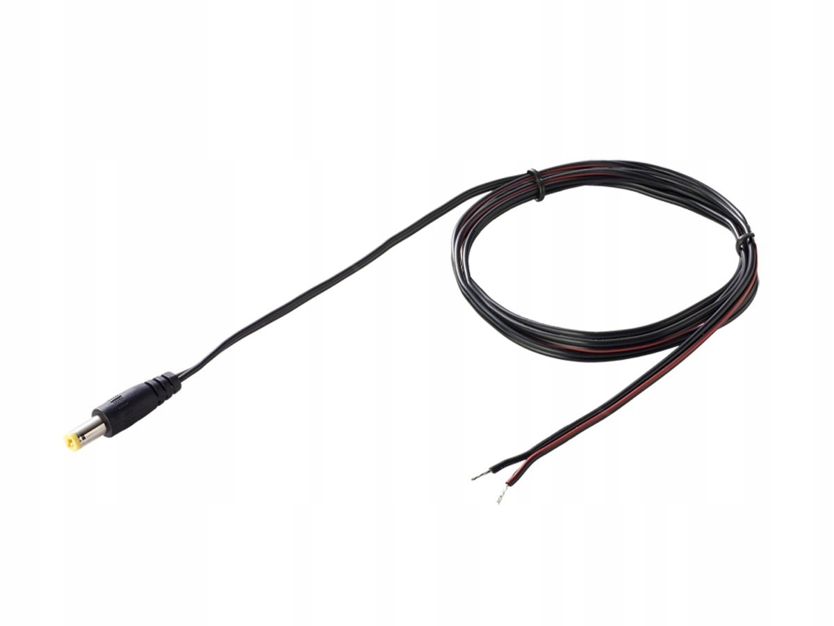 

Przewód DC kabel Wtyk 2,1/5,5mm 1,5m