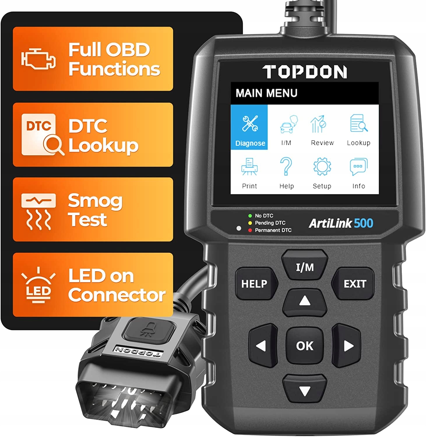 Urządzenie diagnostyczne TOPDON AL500 OBD2