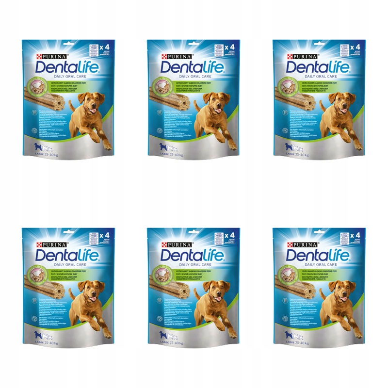 Zubní pamlsky pro psy Dentalife Large 4 ks 142 g X6