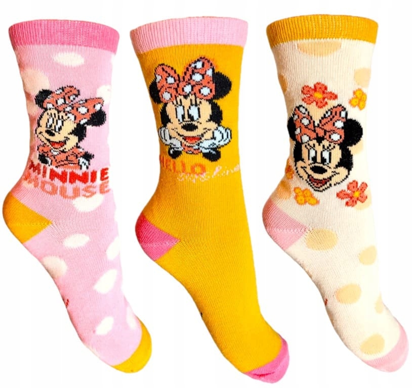 

Skarpetki dziecięce Myszka Minnie 3-pak 23/26