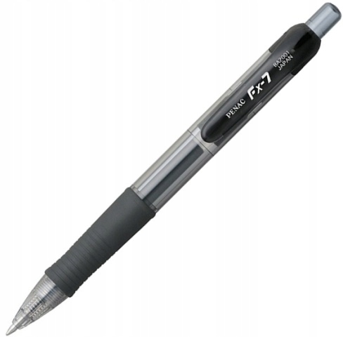 

Długopis żelowy 0,7mm Penac FX7 czarny