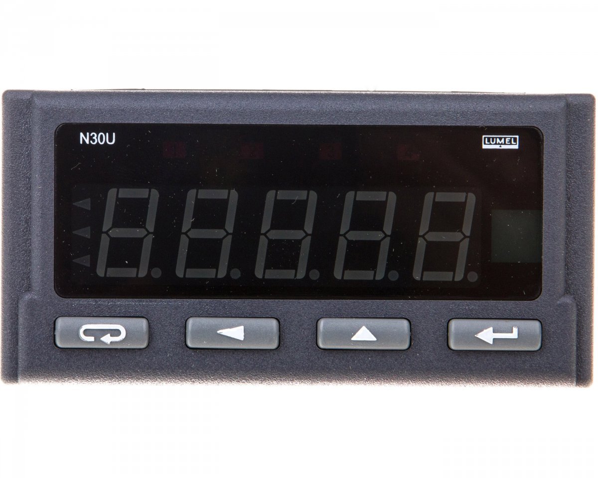 Miernik tablicowy Lumel 96x48 mm 0-10V 0-20mA 0-60mV 2 wej. przekaźnikowe
