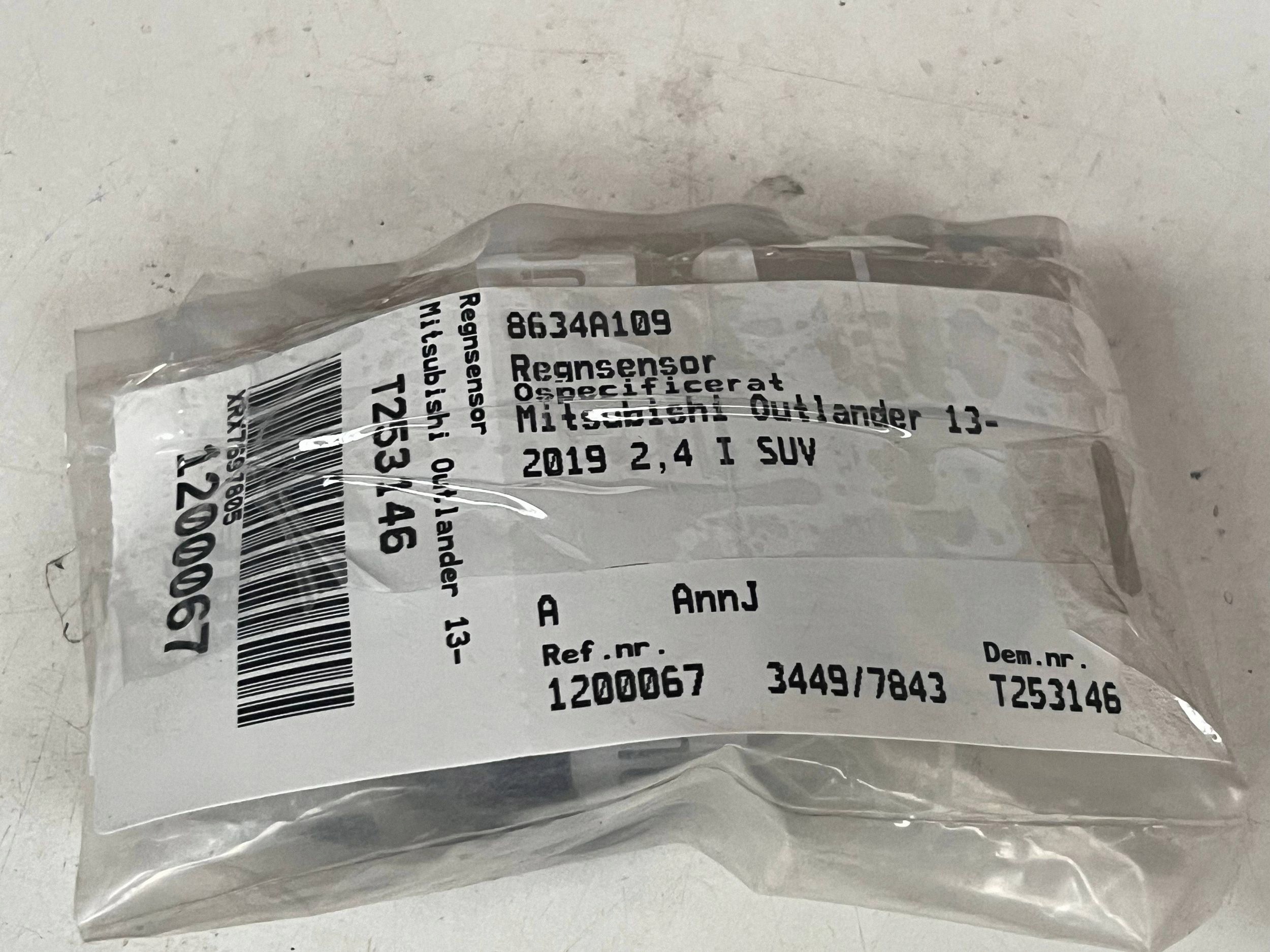 Sensor Regen MITSUBISHI ASX 8634A109 @A