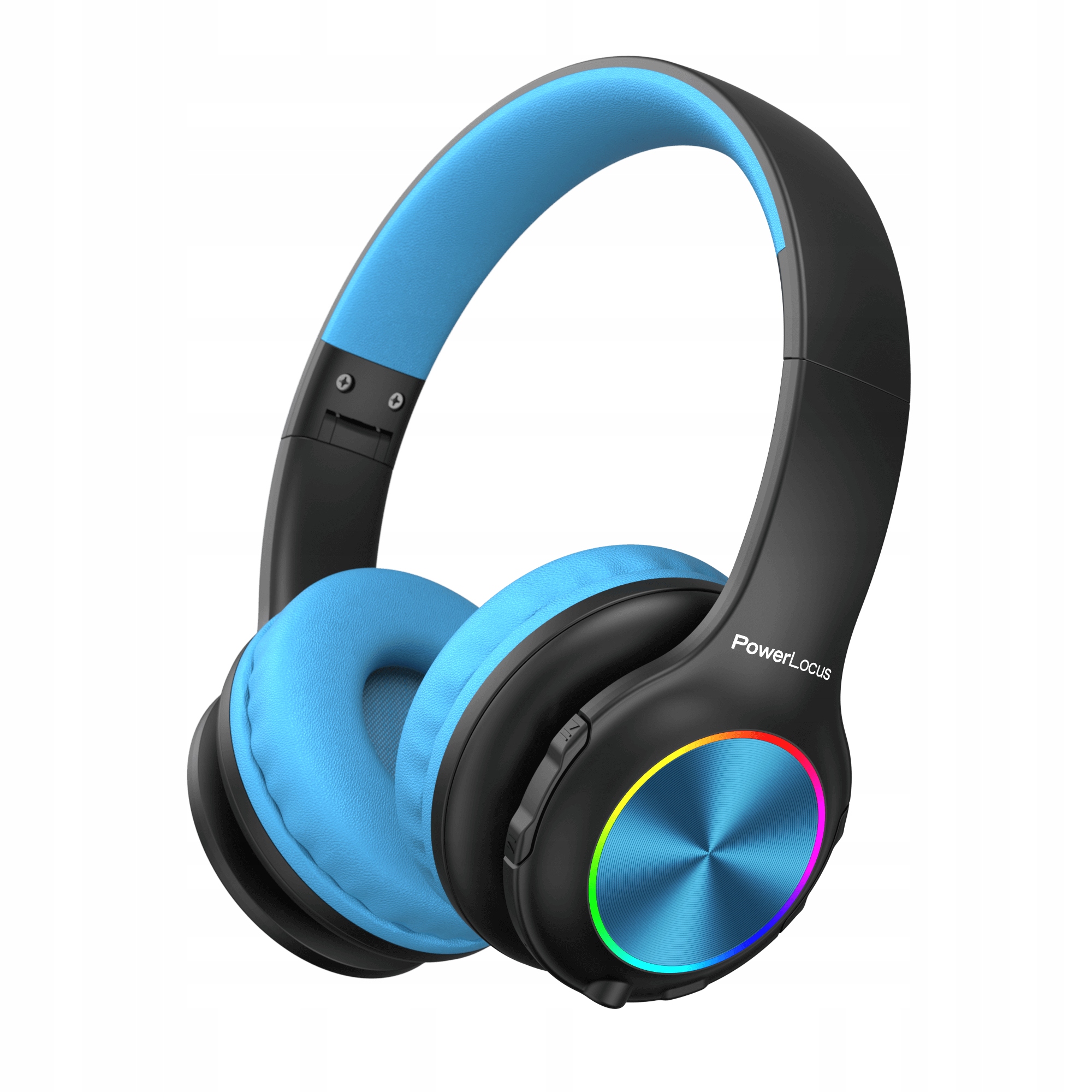 PowerLocus Pled BlackBlue Bezdrátová Bluetooth sluchátka Pro Děti Led