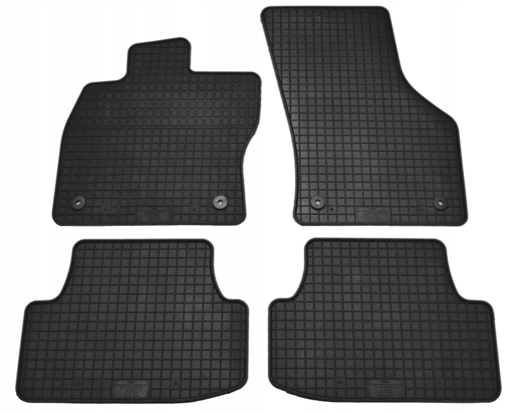 Audi A3 8V Kombi i Sedan 2/2013-2020r. Dywaniki Gumowe Petex.