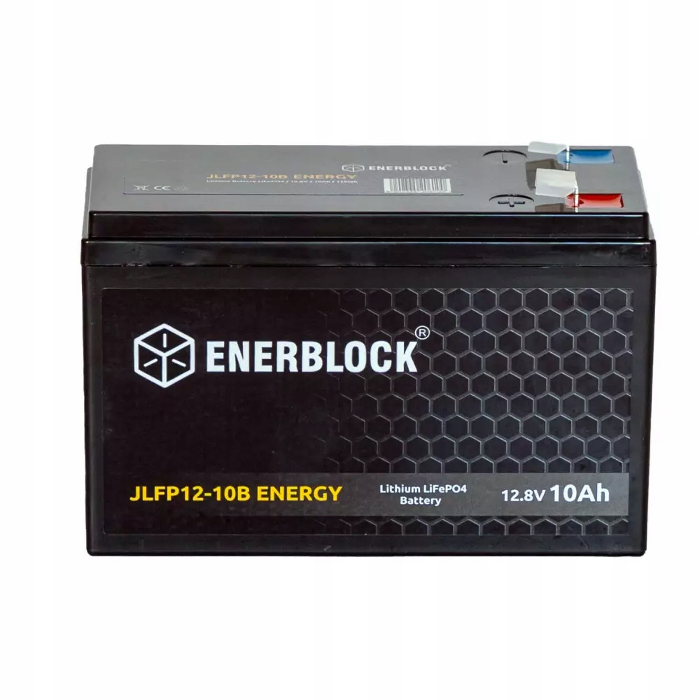 Akumulátor LiFePO4 Bms 12V 10Ah Enerblock Pro Sondu Koloběžky Autíčko