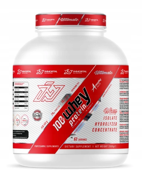 Immortal Whey Protein Instant 2000g Protein Wpc Wpi