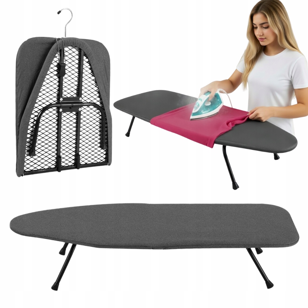 Žehlicí prkno na stůl Skládací malá kompaktní stolová deska Do Skříně háček