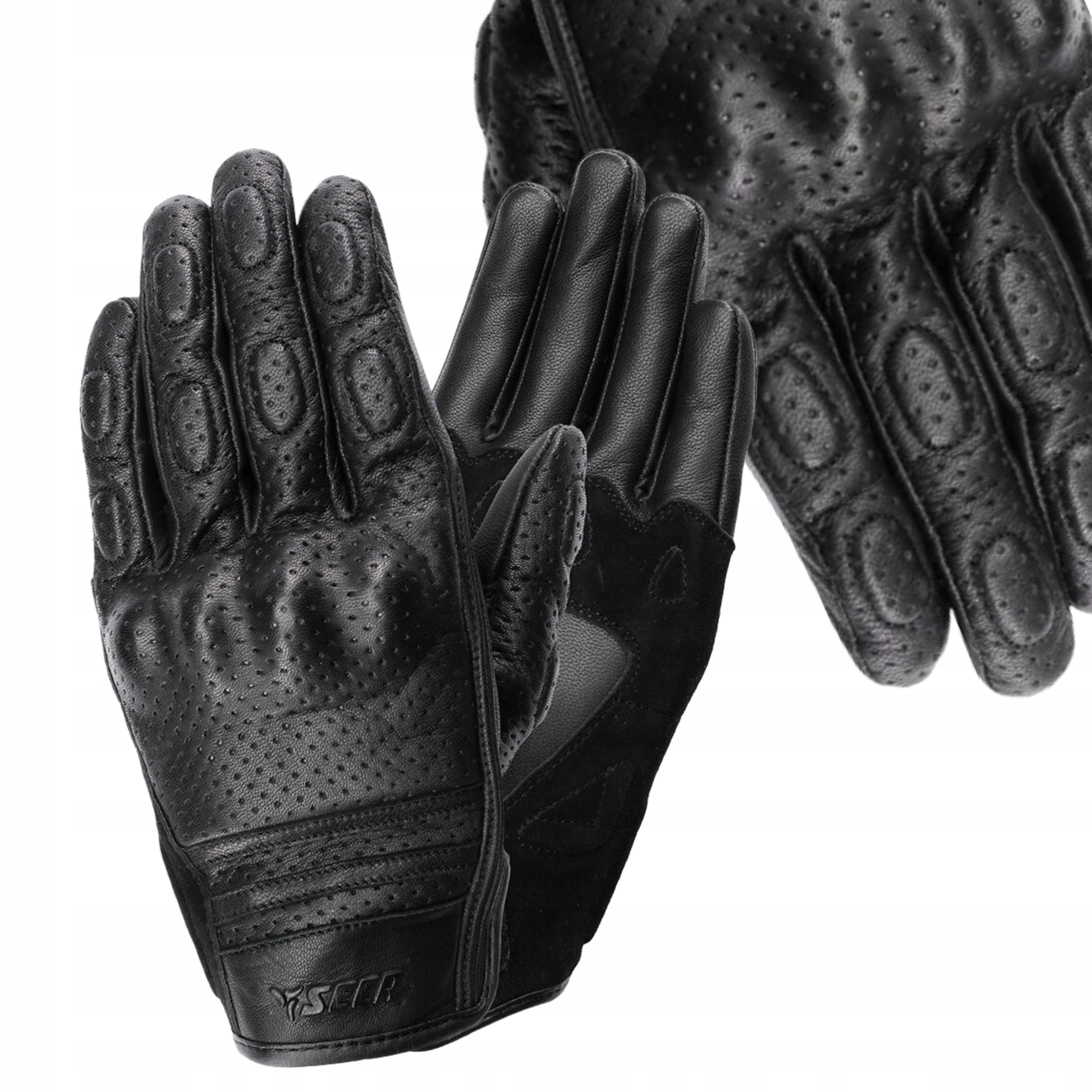 Seca Tabu II Perforated Black Motocyklové Rukavice Klasické pánske 'L'