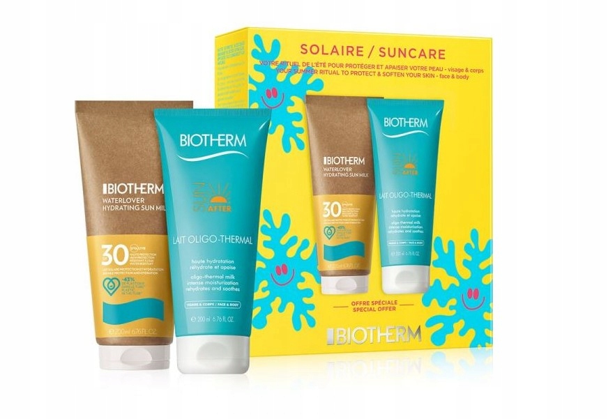 dárková sada Biotherm Waterlover Sun Milk Coffret