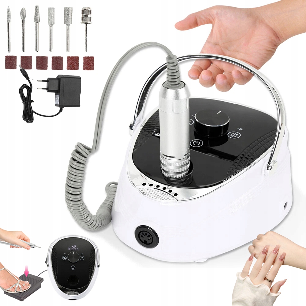 Elektrický Pilník Na Nehty 35000 Rpm S Otáčkami Doleva A Doprava