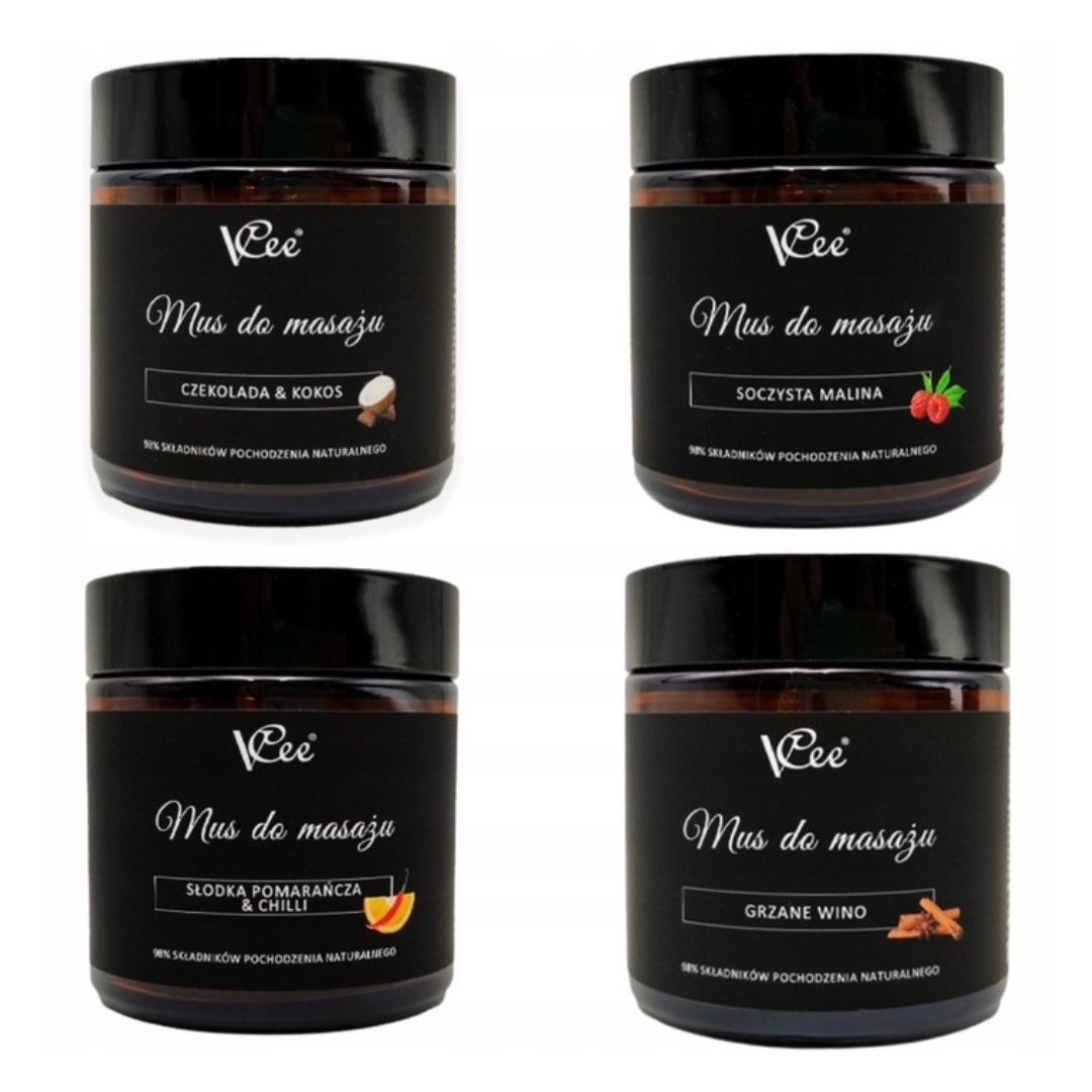 

Zestaw Mus Do Masażu Vcee 100ML Nawilżający 4 Szt