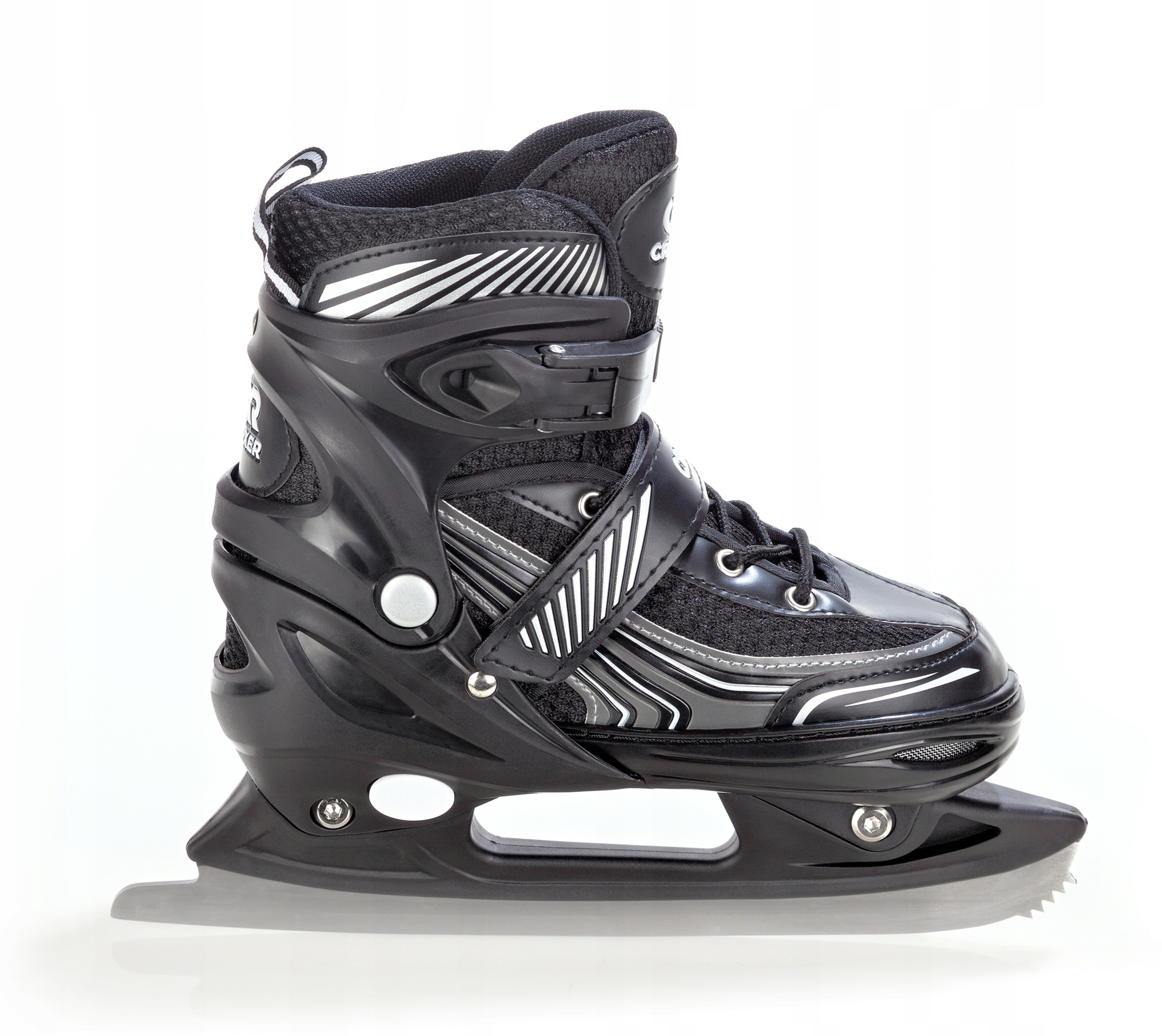 Rolki Łyżwy figurowe 2w1 Regulowane Croxer Optima Black 39-42 Rozmiar 39-42