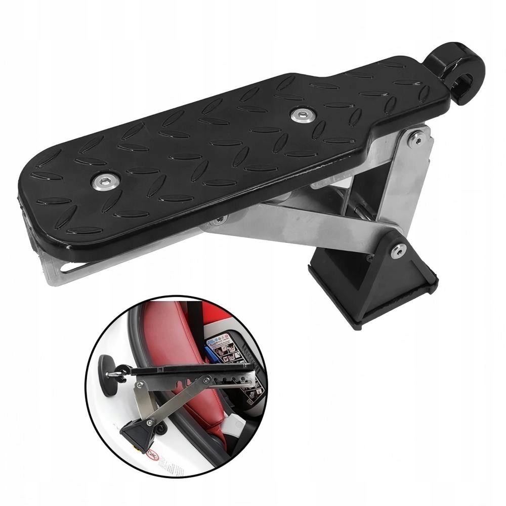 Stupátko pro dveře auta, skládací plošina, silná, 250 kg