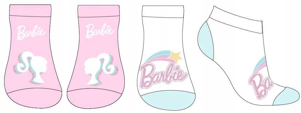 

2pak skarpetki Barbie 27-30 stopki