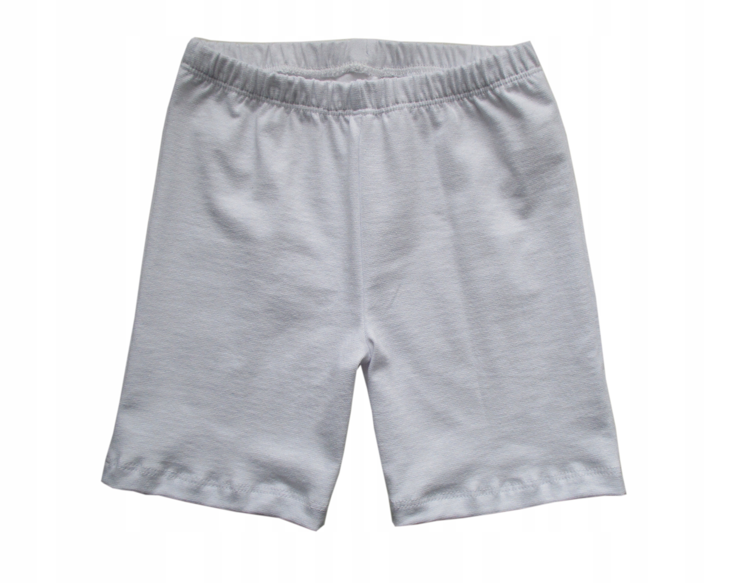

Legginsy getry krótkie spodenki kolarki 146 białe