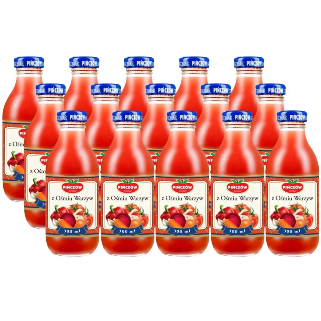 Levně Gomar Pińów – šťáva z osmi zeleniny 300 ml x 15 kusů