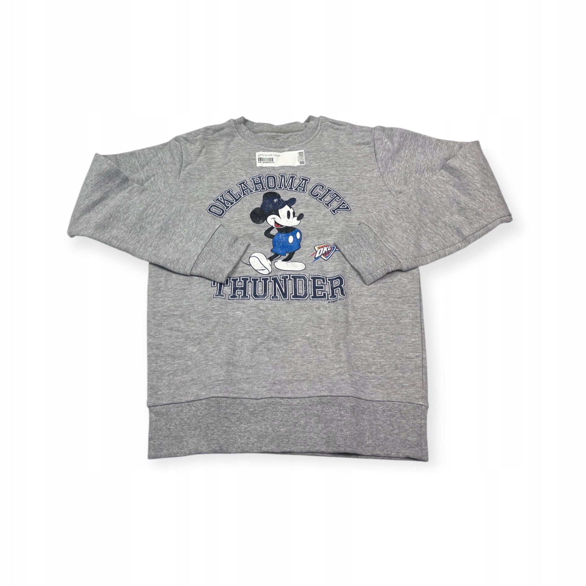 Pánská mikina bez kapuce Nba Oklahoma City Fanatics S