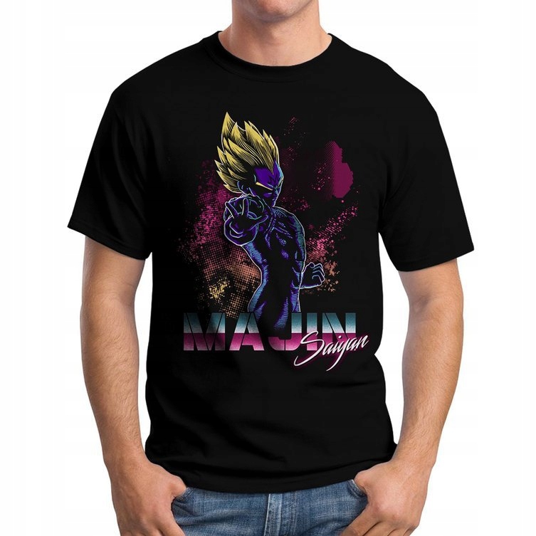 

Koszulka T-Shirt Majin Saiyan Dragon Ball Super M