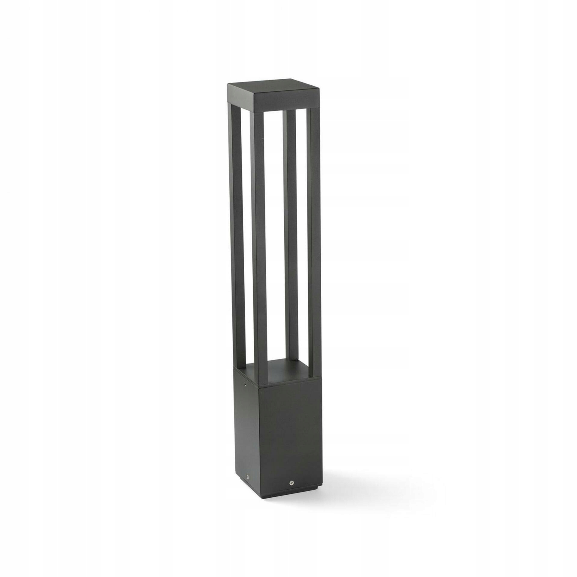 Stojacia vonkajšia lampa Faro Agra 650, Led 9W, IP55, tmavá šedá, 2700K
