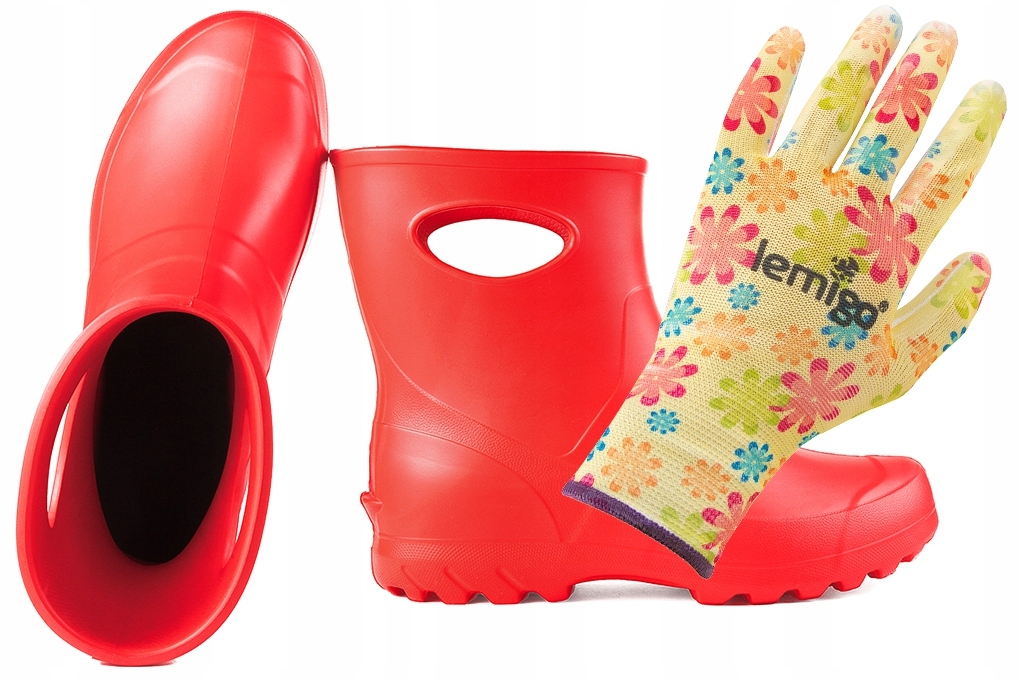 

Lemigo Garden 752 Gumowce Kalosze z Pianki red 40