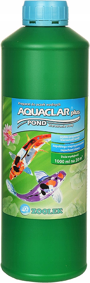 

Zoolek Aquaclar Pond Plus 1000ml Klaruje Na Glony