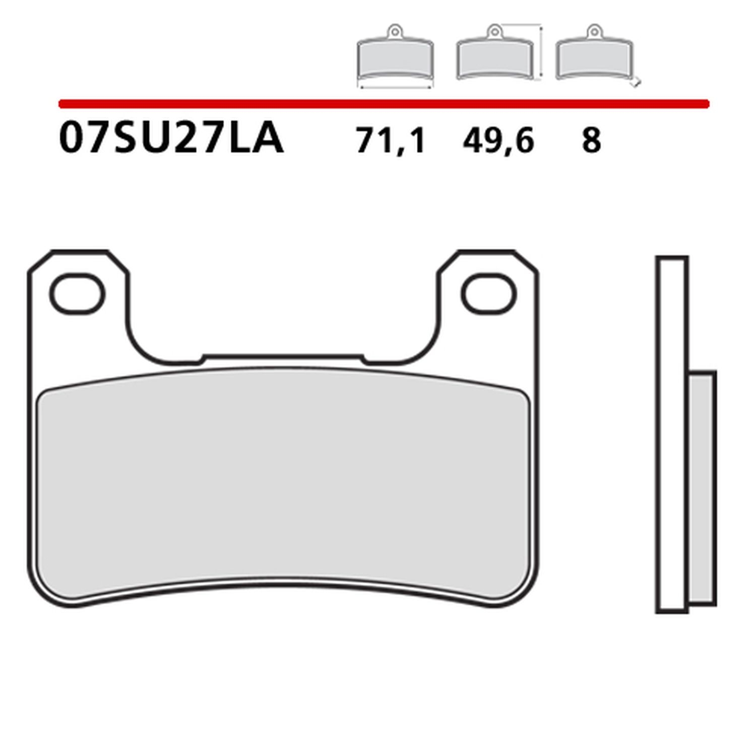 Brembo 2026/05 Brzdové Doštičky KH379 Road Sinter La (kovový Spínač) (ec