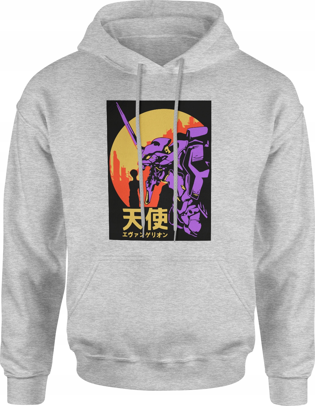 

Męska Bluza Z Kapturem Neon Genesis Evangelion XL
