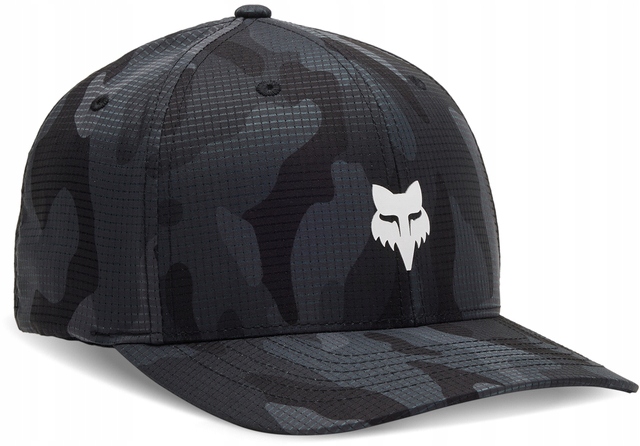 Kšiltovka Fox Head Flexfit kšiltovka Full, vel L/XL, černá maskáčová