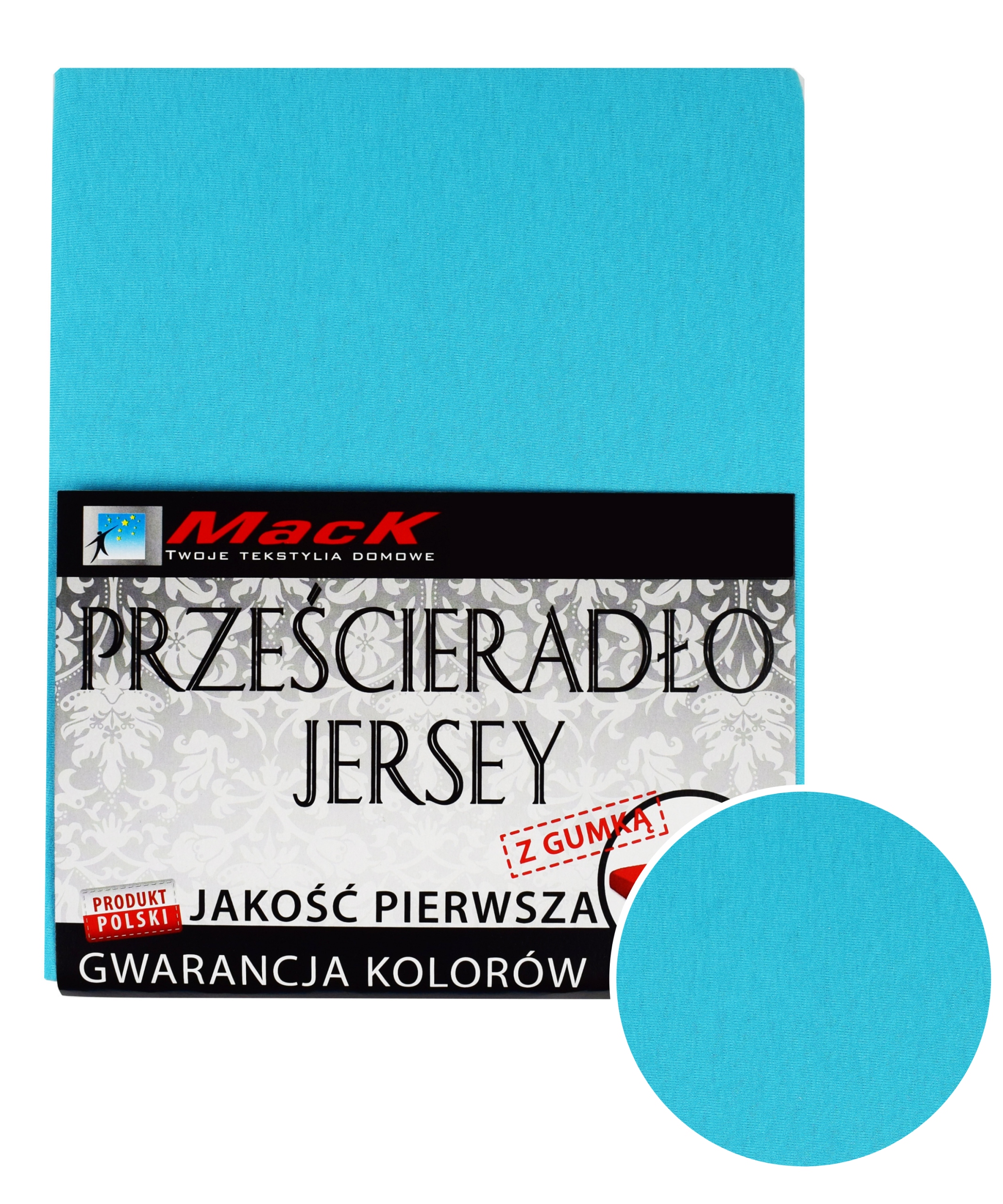 

Prześcieradło Jersey Z Gumką 90X200 morski