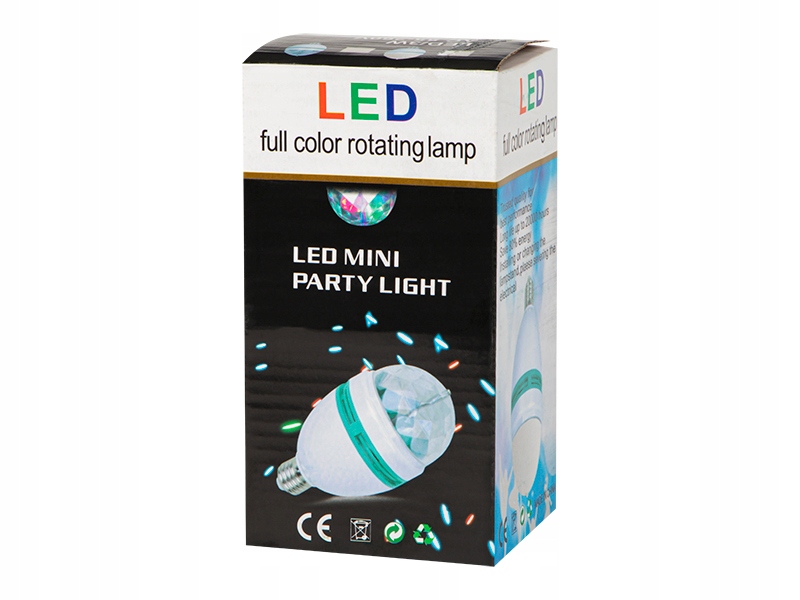 Żarówka LED E27 3W RGB VK-MB004 85-230V Kod producenta 87-230#