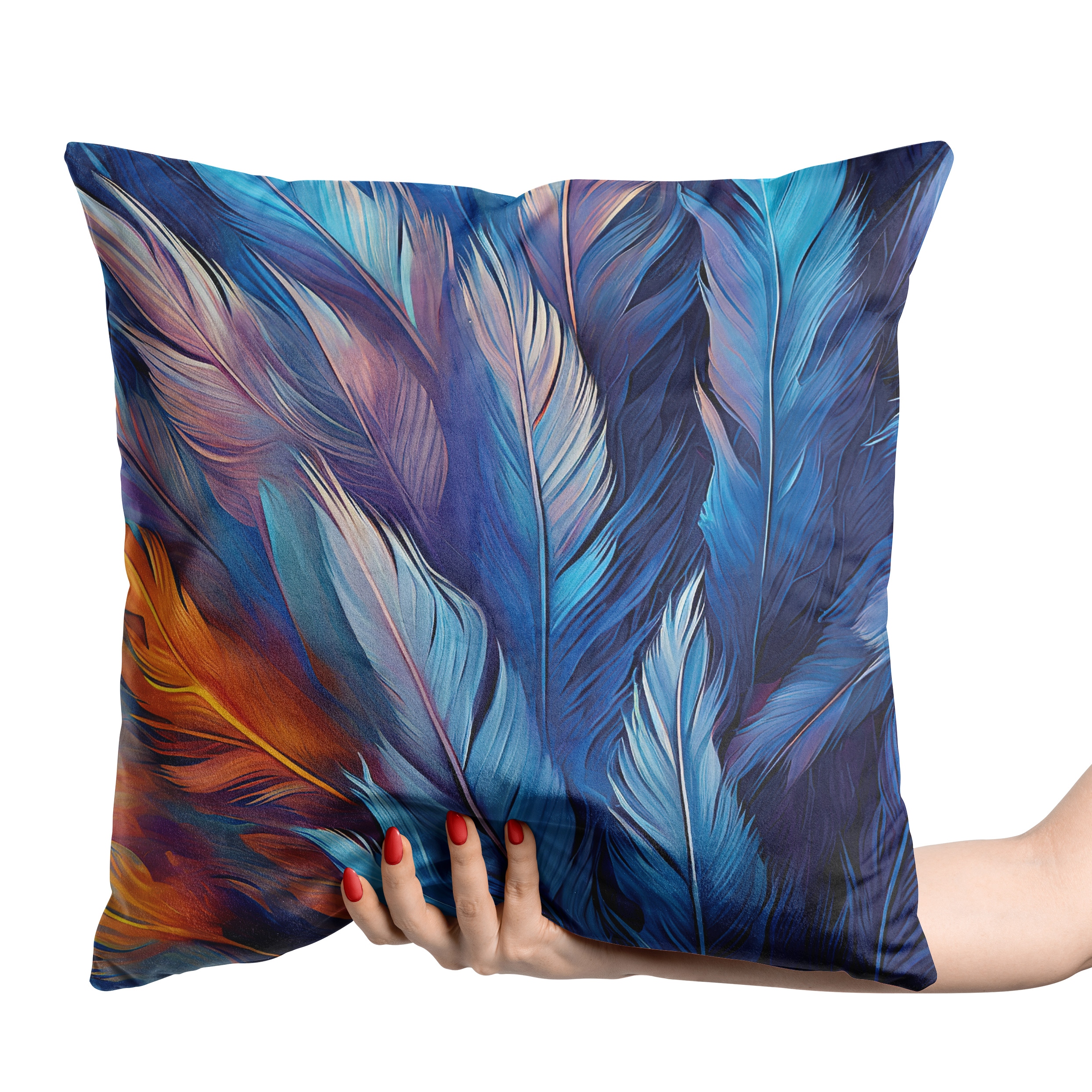 POSZEWKA NA PODUSZKĘ welurowa welur velvet dekoracyjna duża 45x45 45cm Marka inna