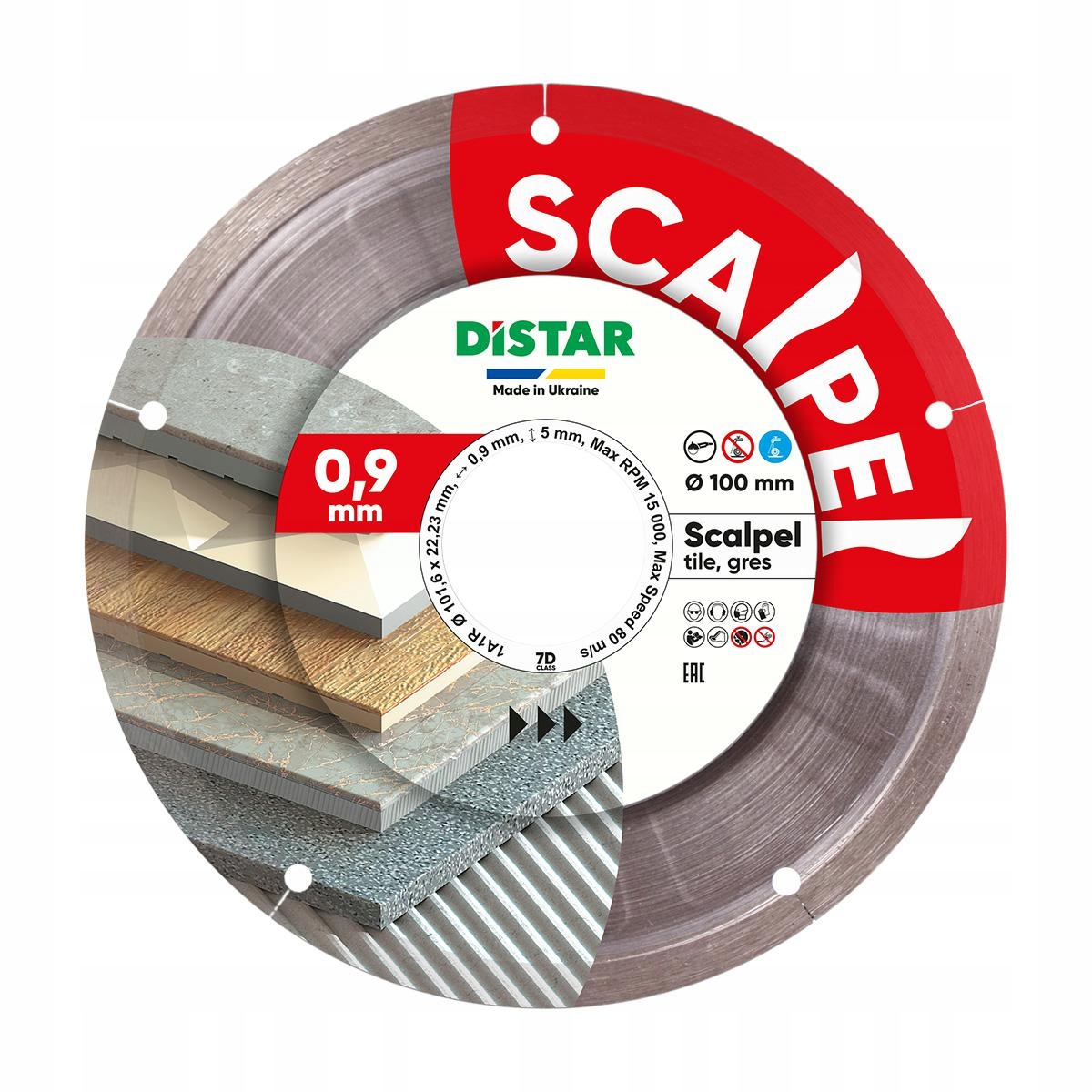Distar Diamantový Kotouč Scalpel 101,6 x 0,9 x 5 x 22,23 mm