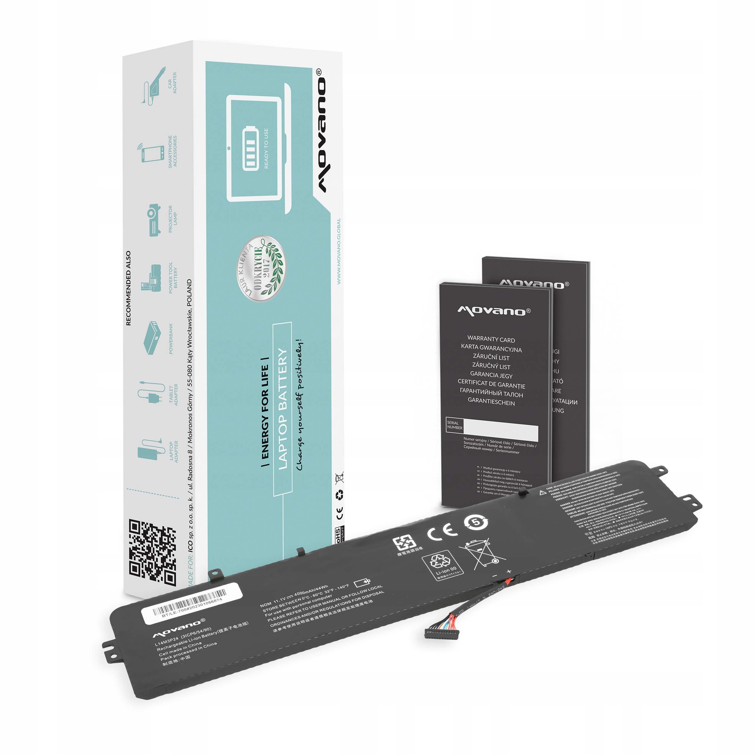 

Bateria L14S3P24 do Lenovo IdeaPad 700-15, Y520