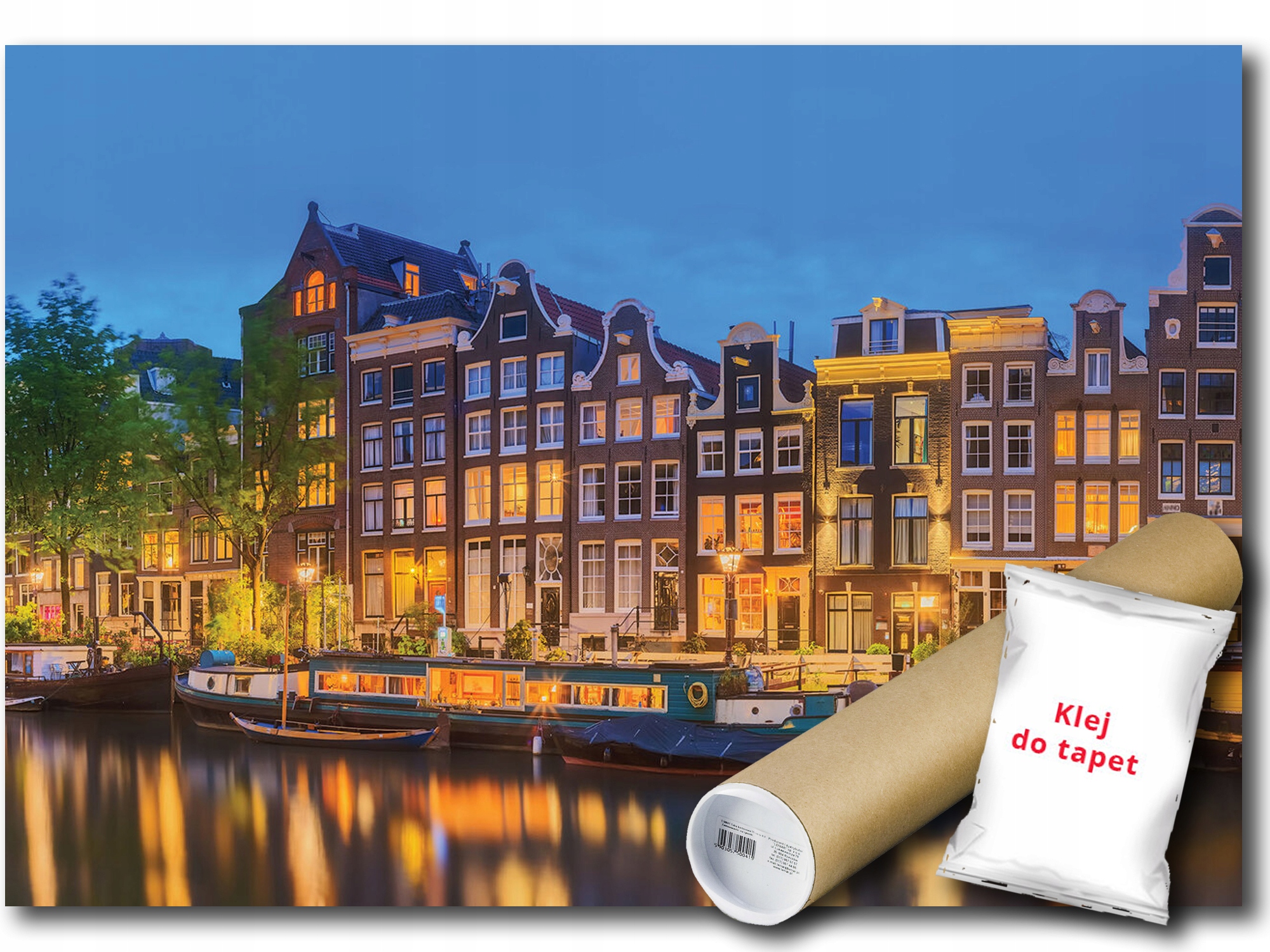 Vinylová Fototapeta Amsterdam Město Kamínky Architektura Pohled 208x146