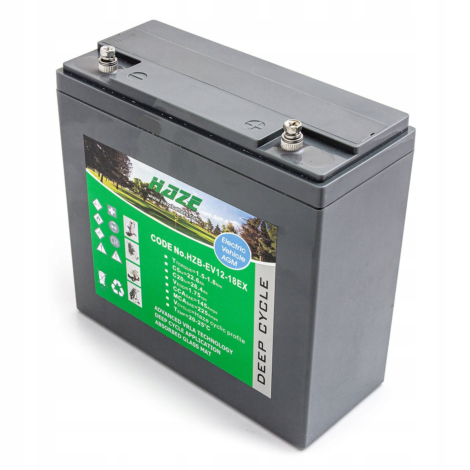 Akumulator Hzb Ev 12V18Ah Ex 12V 26Ah do Skuterów i pojazdów elektrycznych