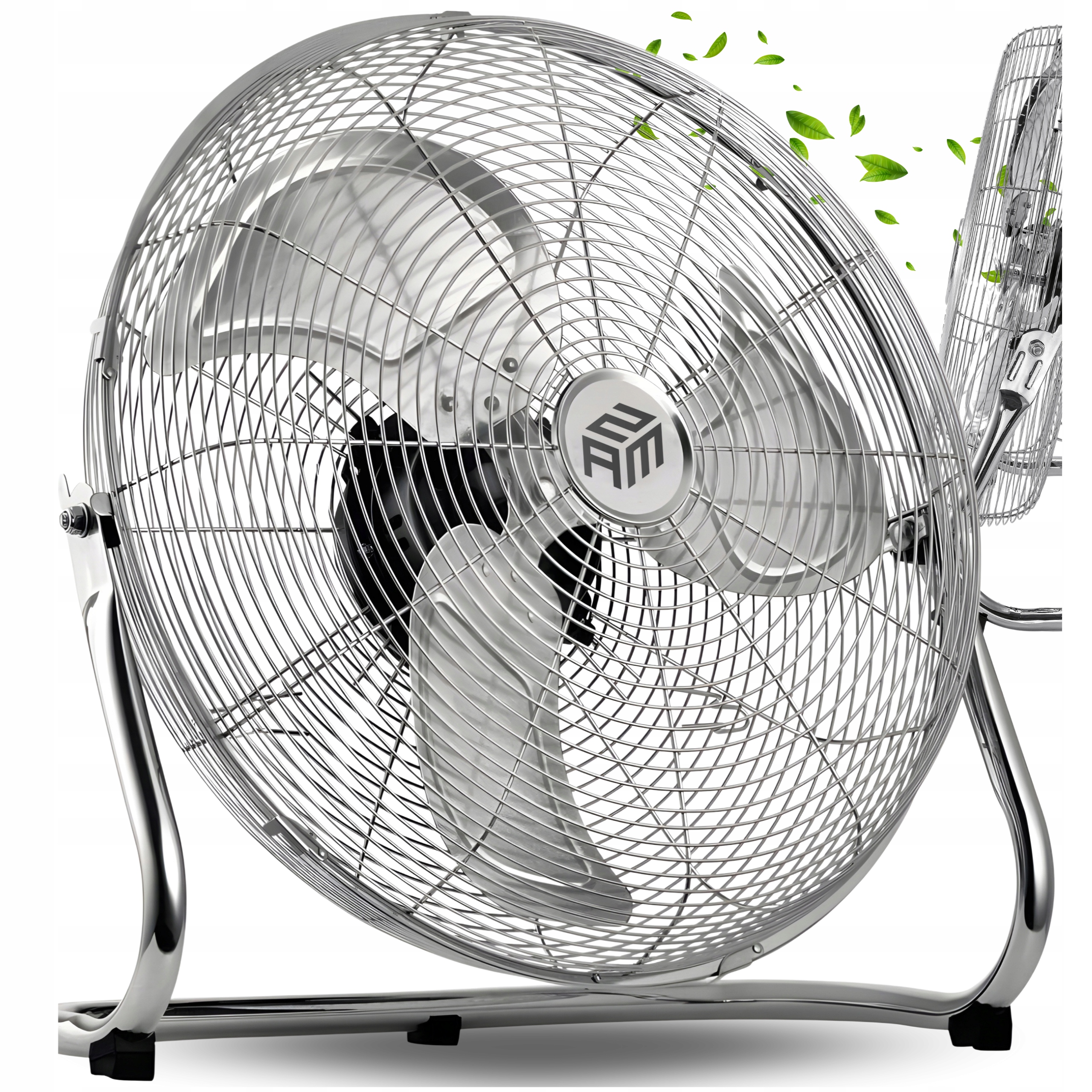 Podlahový cirkulátor Zam 110W Velký Tichý Průmyslový Kovový