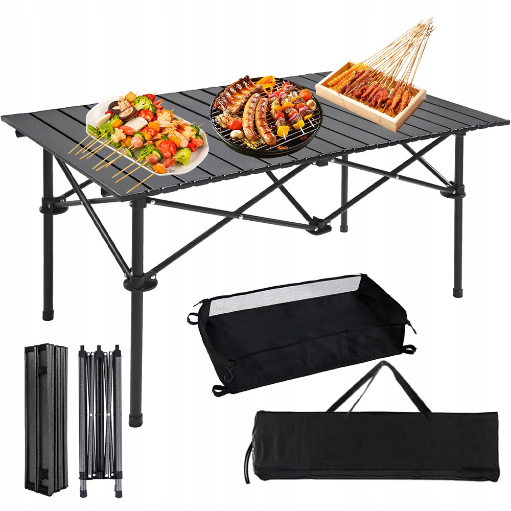 Skládací Zahradní Stůl, Cateringový Piknik, Rybaření, Grilování, Kempování, Stůl