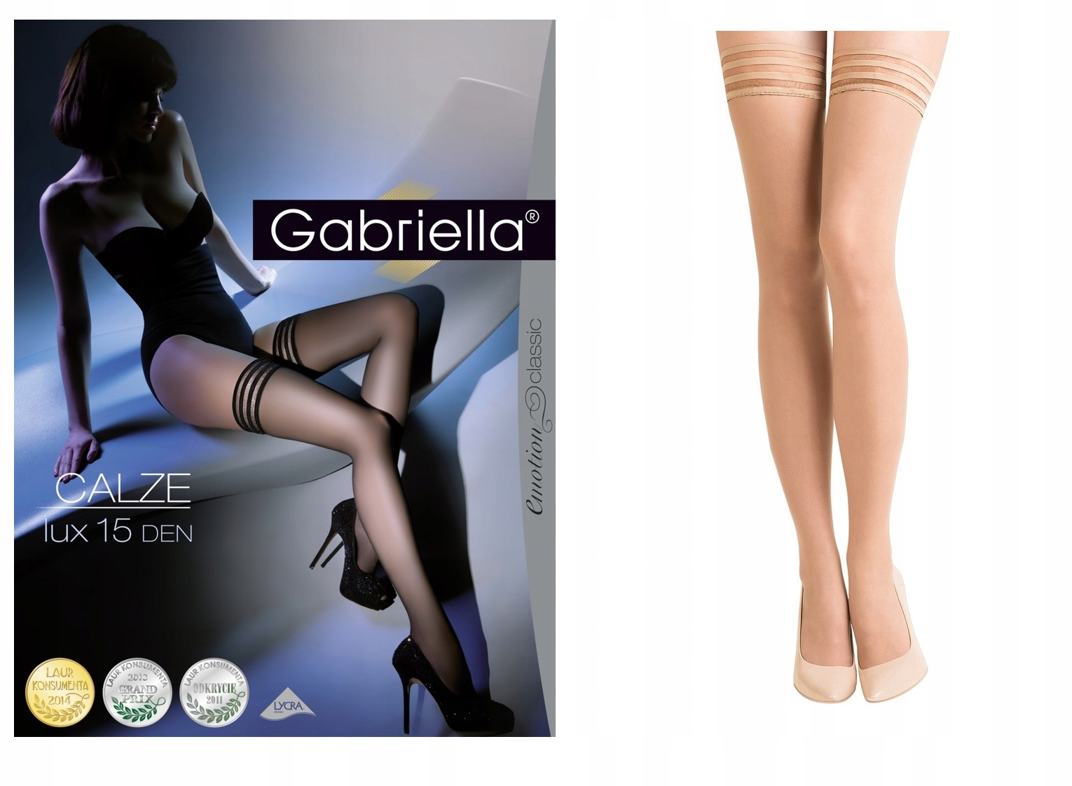 

Gabriella pończochy 202 Calze Lux 15 den 1/2 Melis
