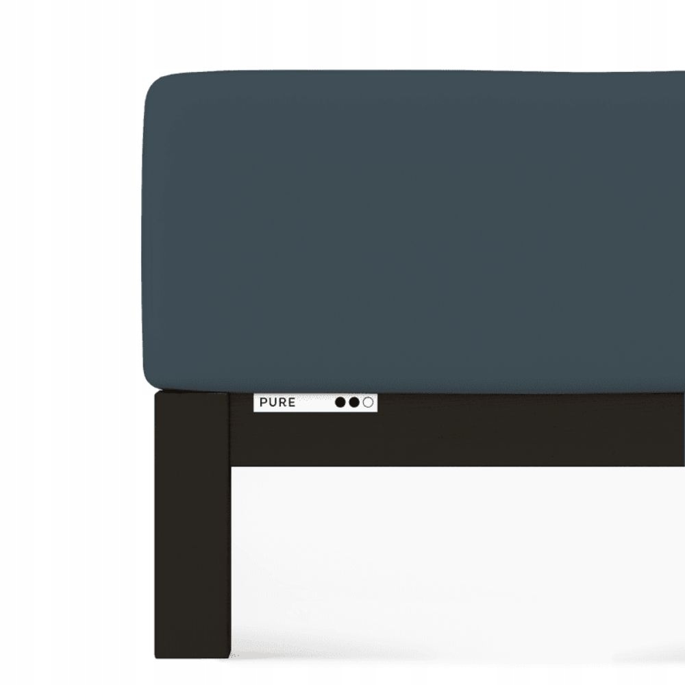 Prostěradlo Schlafgut Pure Baby 60-70 cm x 120 – 140 Cm Šedá Deep 556