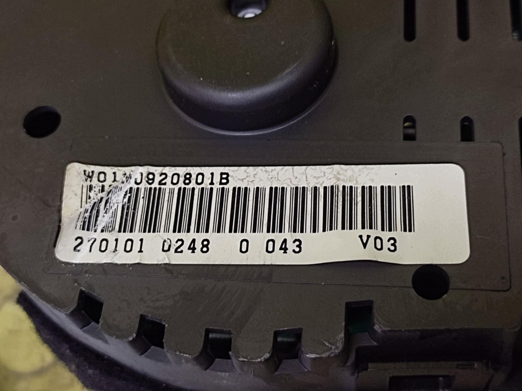 SEAT TOLEDO II dials 1M0920801B