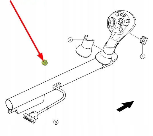 547292.1 Dźwignia sterująca Producent części Claas