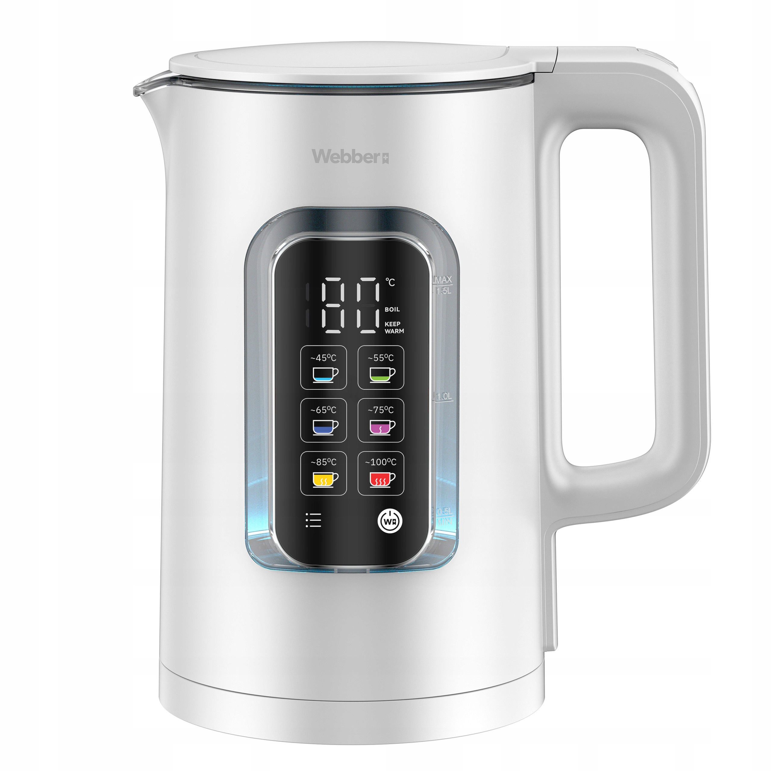 Czajnik elektryczny Webber Eliya WK110 1,5L Regulacja tem Keep Warm Led