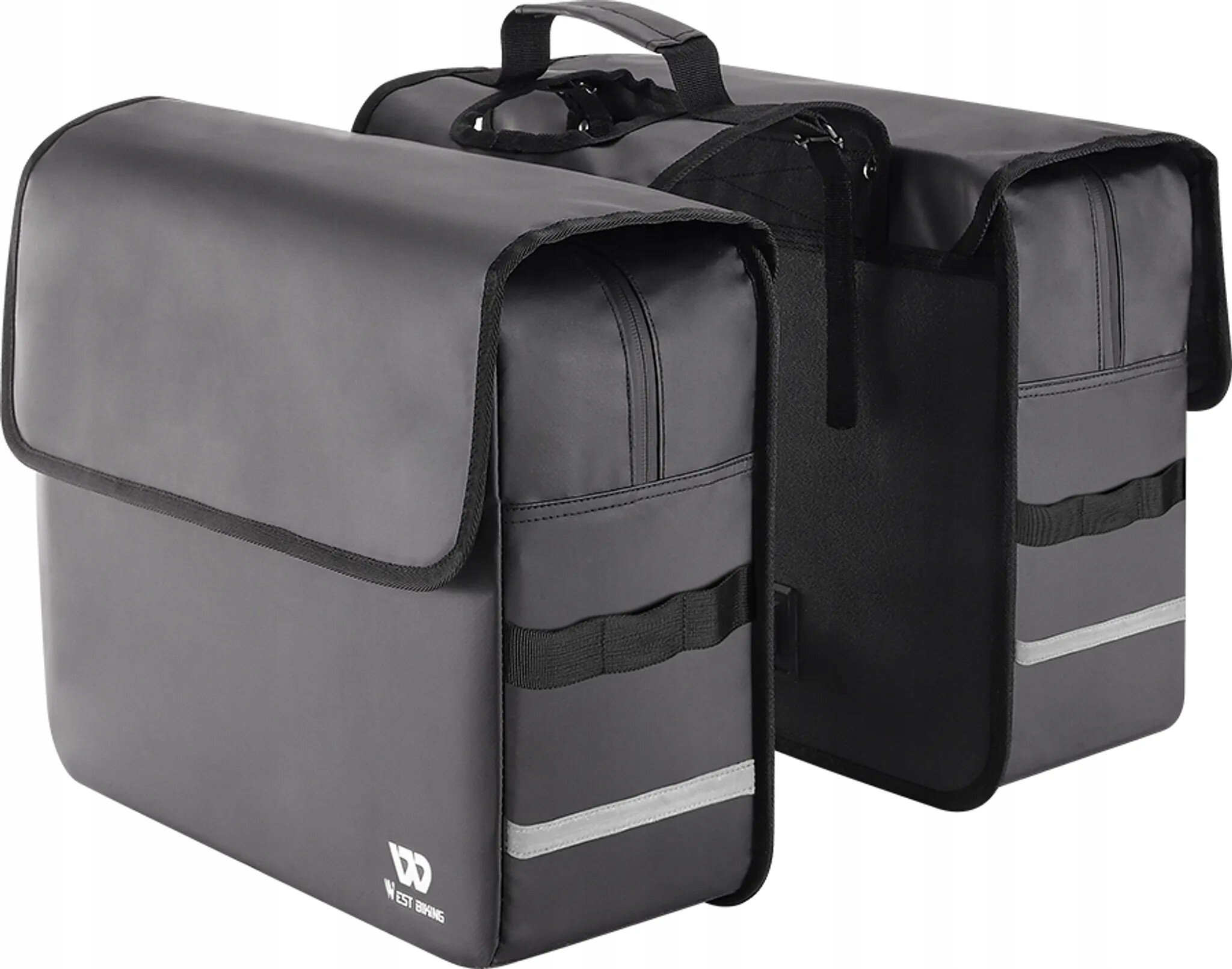 Cyklistická brašna West Biking 36 l, zadní taška na nosič jízdního kola