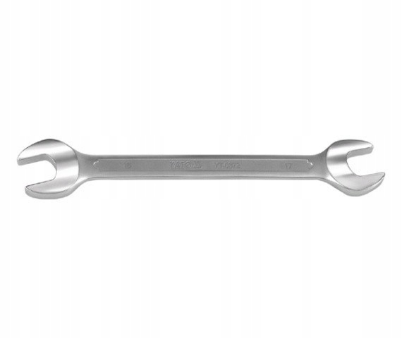 

Klucz płaski z polerowaną główką 17x19 mm YT-0334