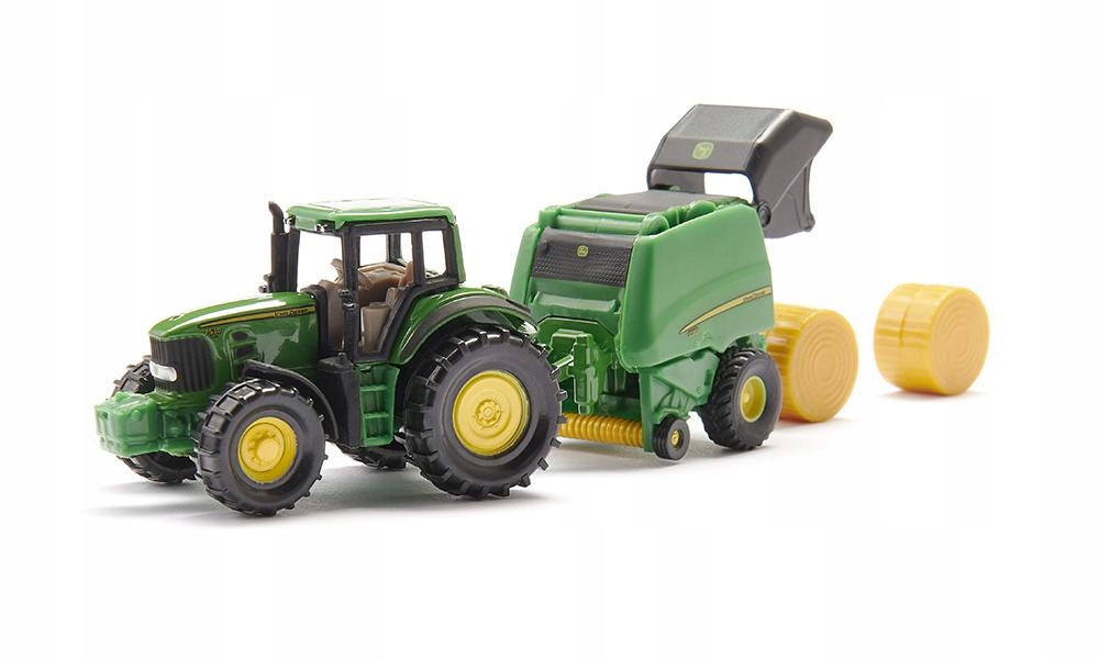 SIKU 1665 TRAKTOR JOHN DEERE Z PRASĄ