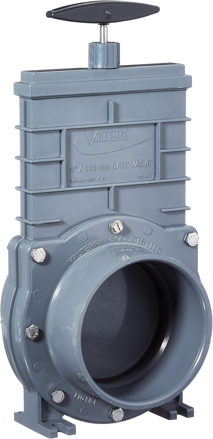 Valterra Posuvný ventil 110 mm z plastu s vřetenem V4A