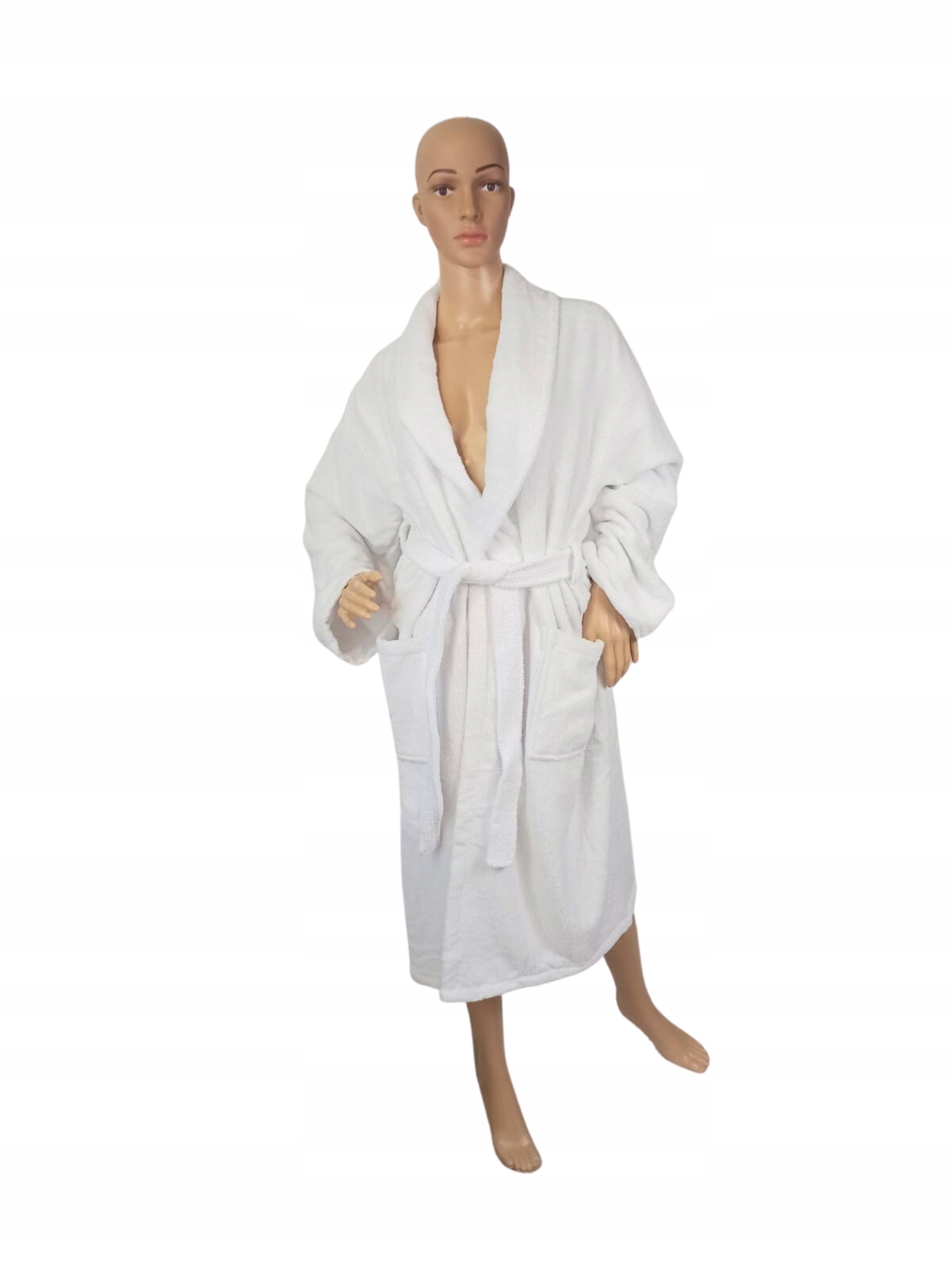 Silný župan Frotte 100% Bavlna 430 g -L- Bílý
